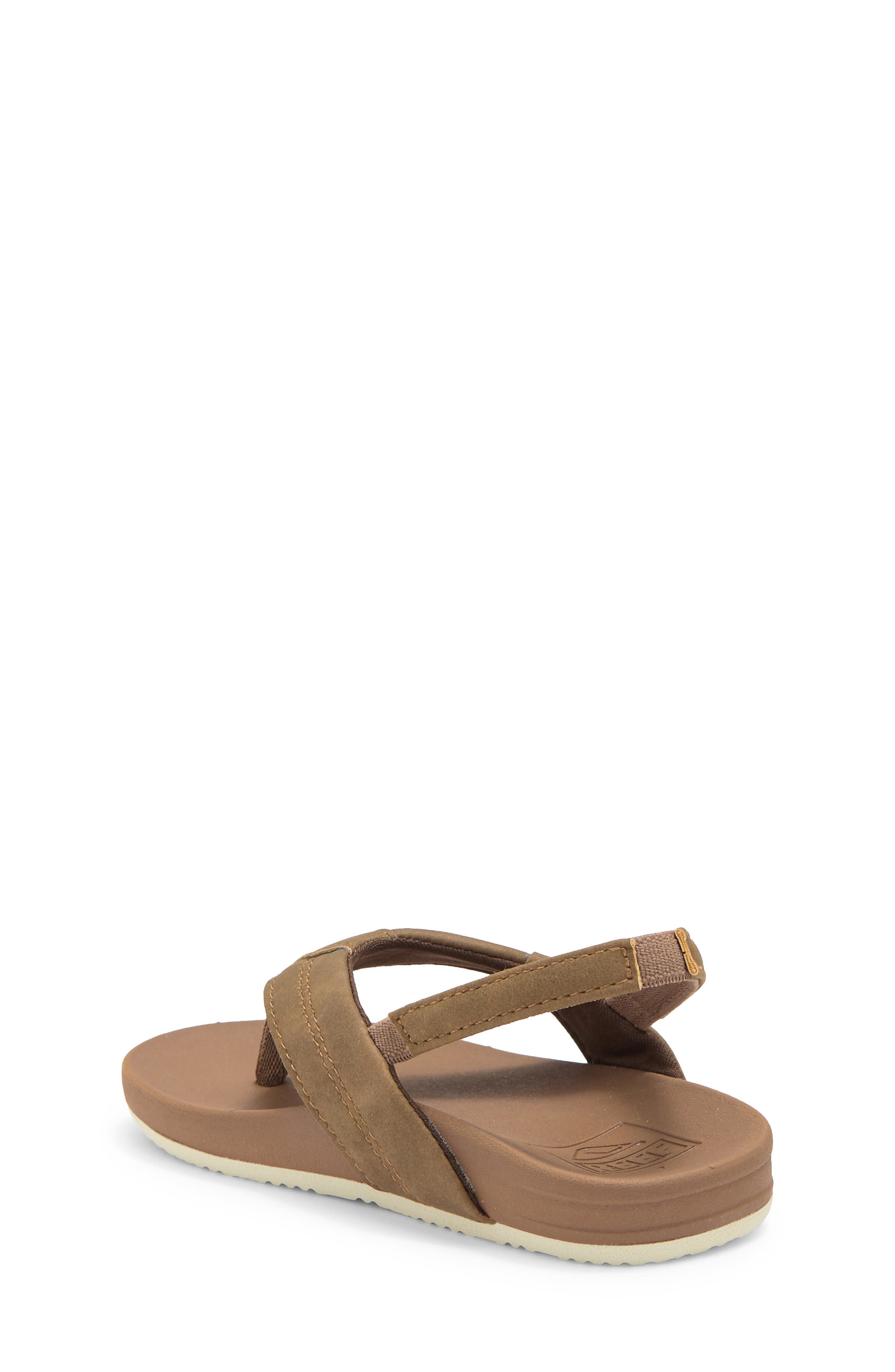 Reef Kids' Lil' Cushion Spring Flip Flop Sandal, Alternate, color, Tan