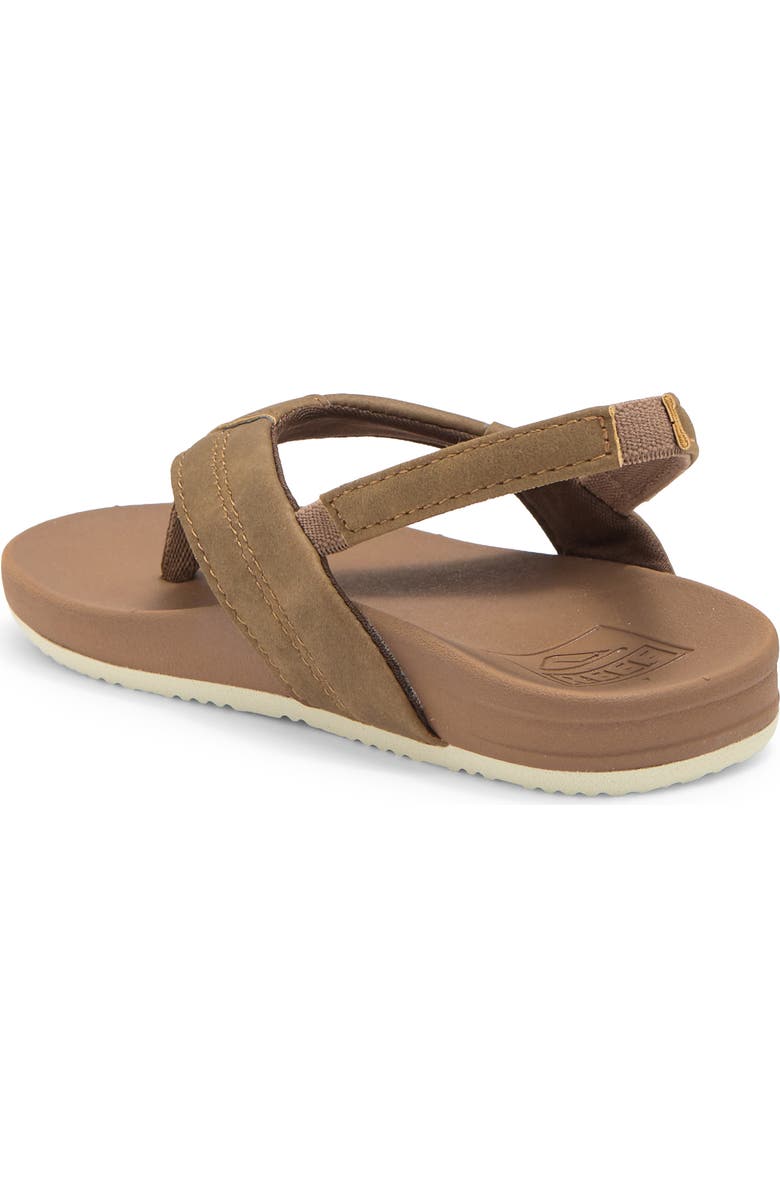 Reef Kids' Lil' Cushion Spring Flip Flop Sandal, Alternate, color, Tan