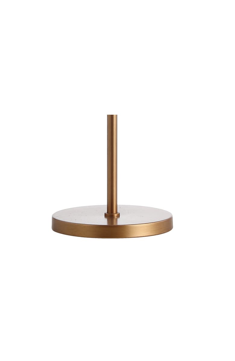 JONATHAN Y Coco Fringed/Metal LED Table Lamp, Alternate, color, Gold