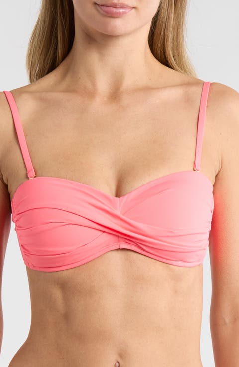 IG Twist Bandeau Bikini Top