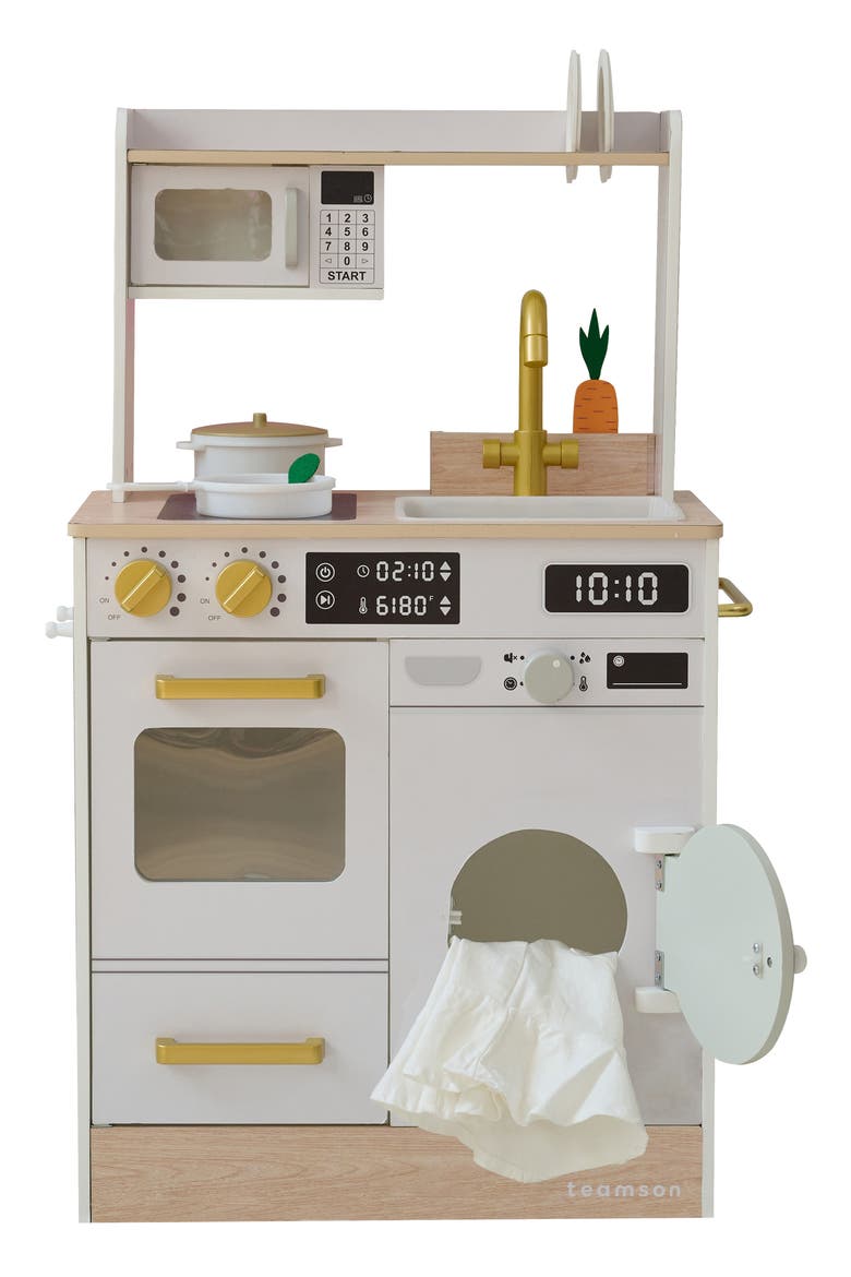 Little Chef Lake Tahoe Play Kitchen & Accessories, Alternate, color, WHITE