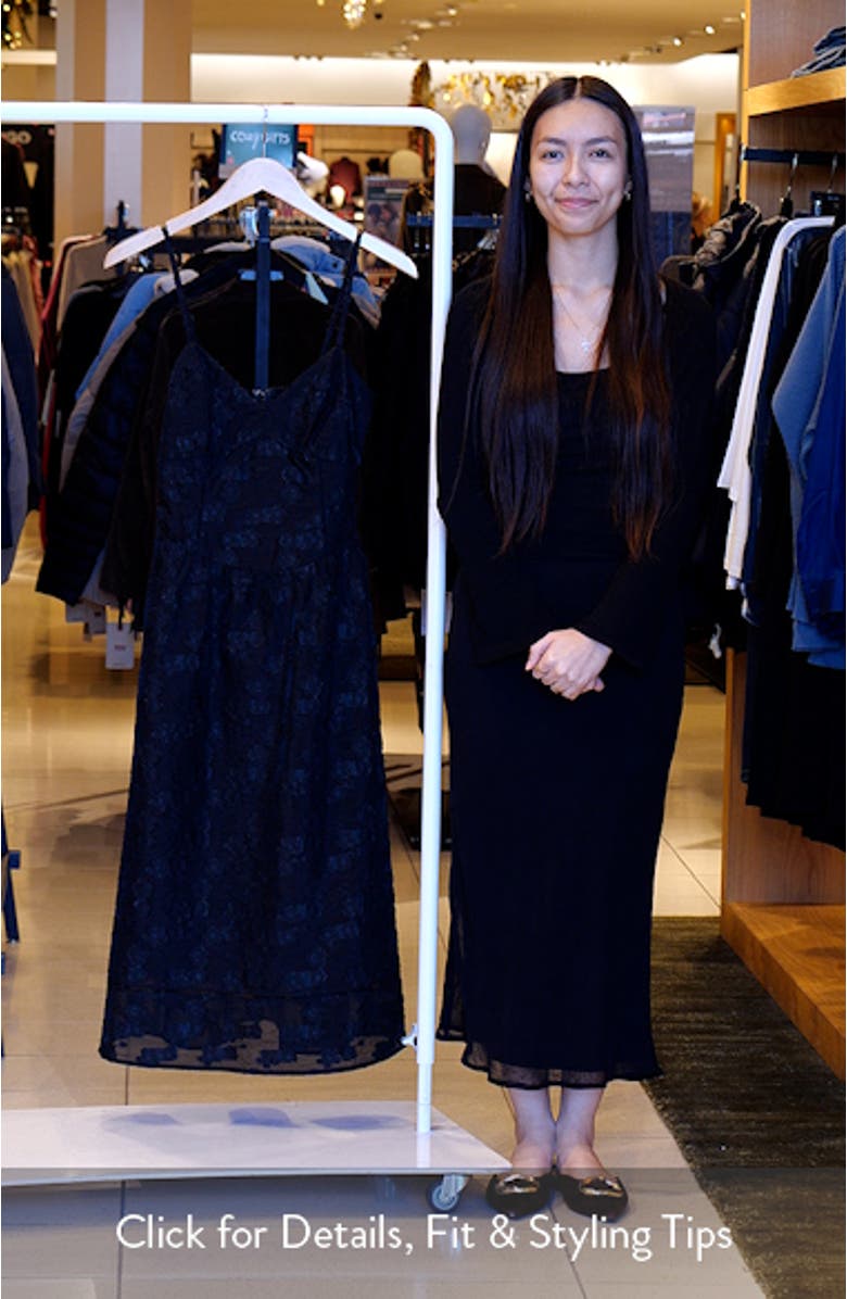 Petal Veil Jacquard Dress, sales video thumbnail