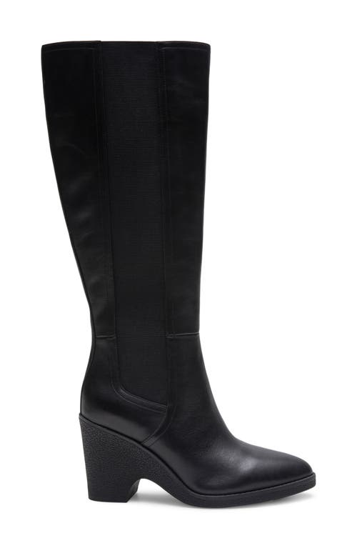 Aerosoles Memphis Wedge Knee High Boot In Black