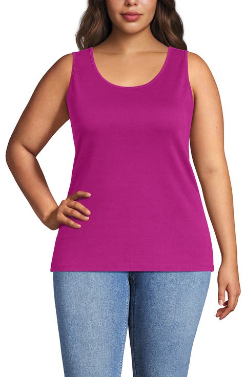 Plus Size Cotton Tank Top