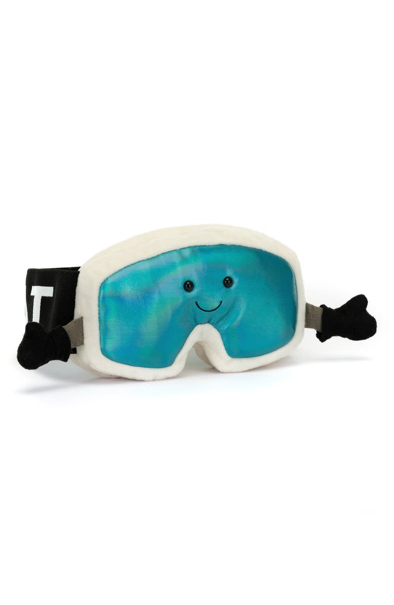 Jellycat Amusables Ski Goggles Plush Toy, Main, color, Multi