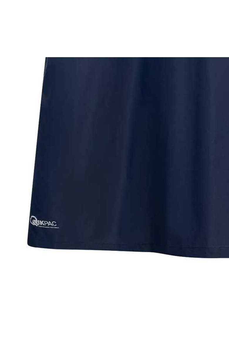 QikpacGender Inclusive Hooded Waterproof Packaway Poncho, Alternate, color, Navy