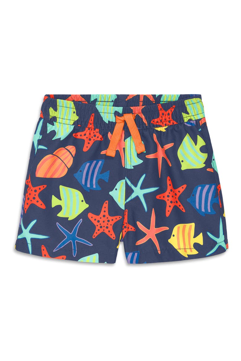 Swim Trunks, Main, color, SUNWASHED NAVY UNDER THE SEA