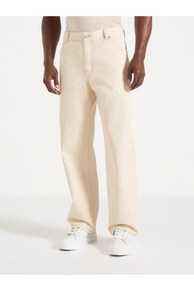 DN002 Relaxed Fit Jeans, Alternate, color, Cream