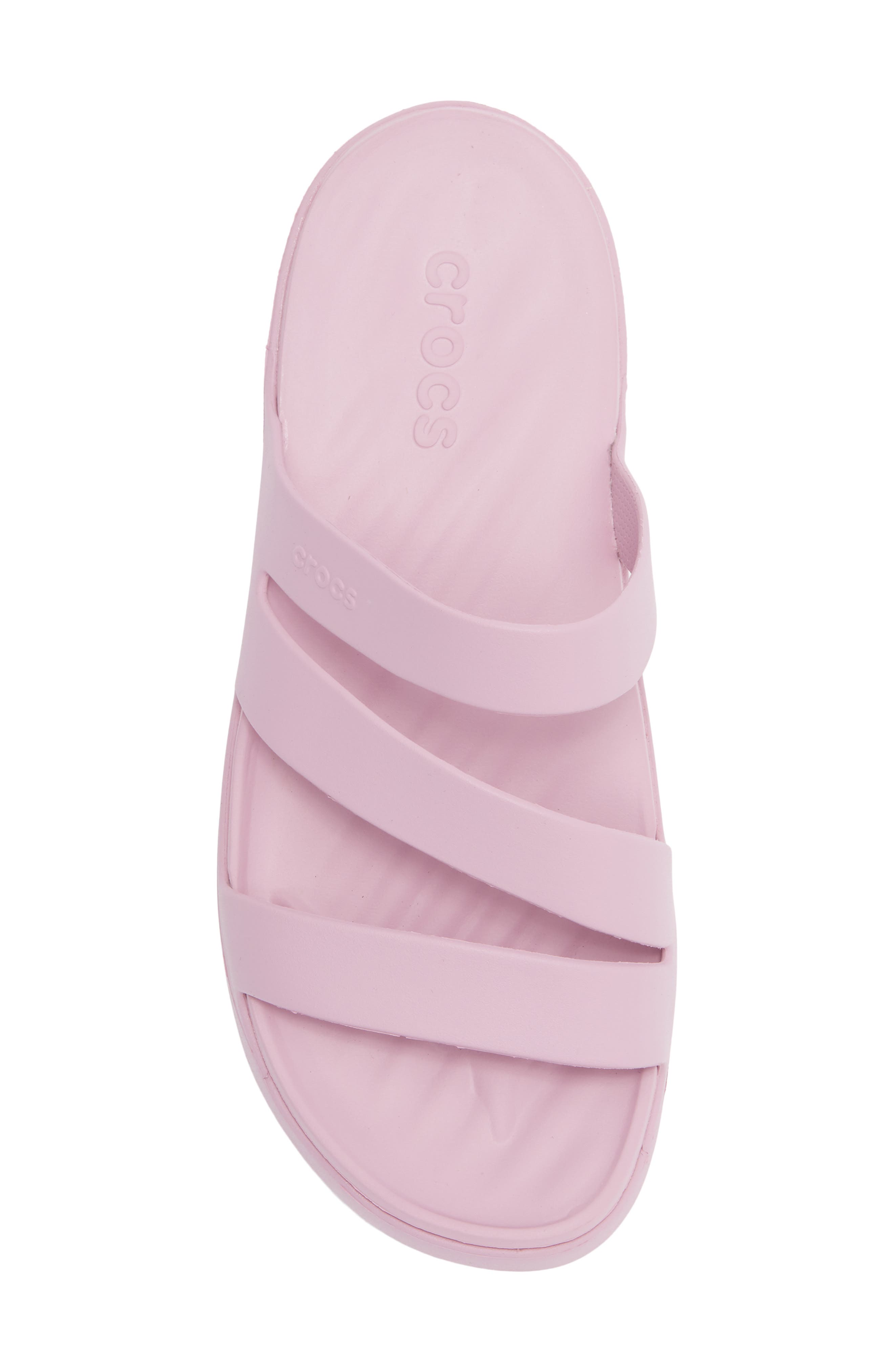 Getaway Waterproof Strappy Slide Sandal, Alternate, color, HYDRANGEA