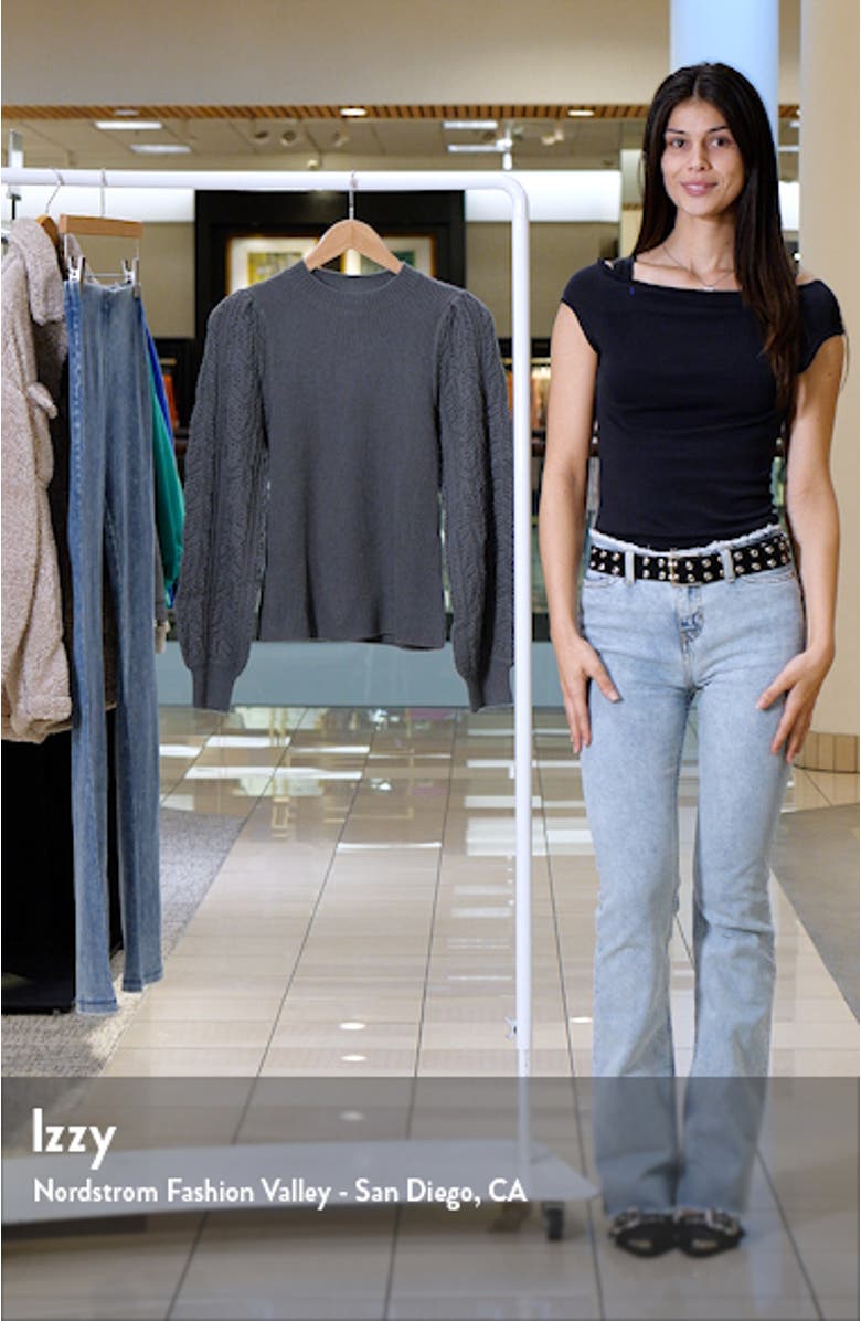 Phoebe Pointelle Sweater, sales video thumbnail