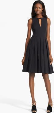 Tracy Reese Pleated Fit & Flare Dress