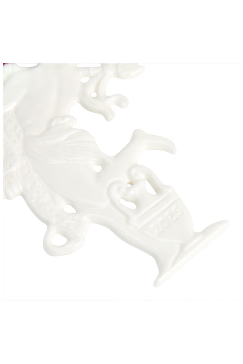 Festive Bacchus Bone China Ornament, Alternate, color, WHITE