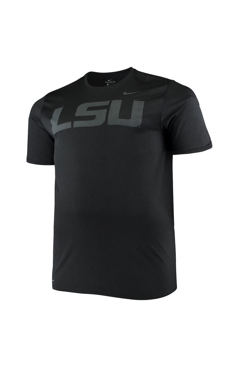 Nike Men's Nike Black LSU Tigers Big & Tall Legend Tonal Performance T-Shirt, Alternate, color,