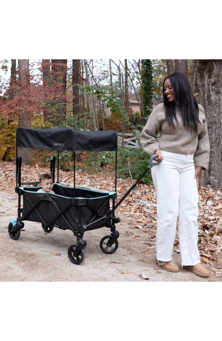 INGENUITY Pop 'N Ride Stroller Wagon, Alternate, color, Black