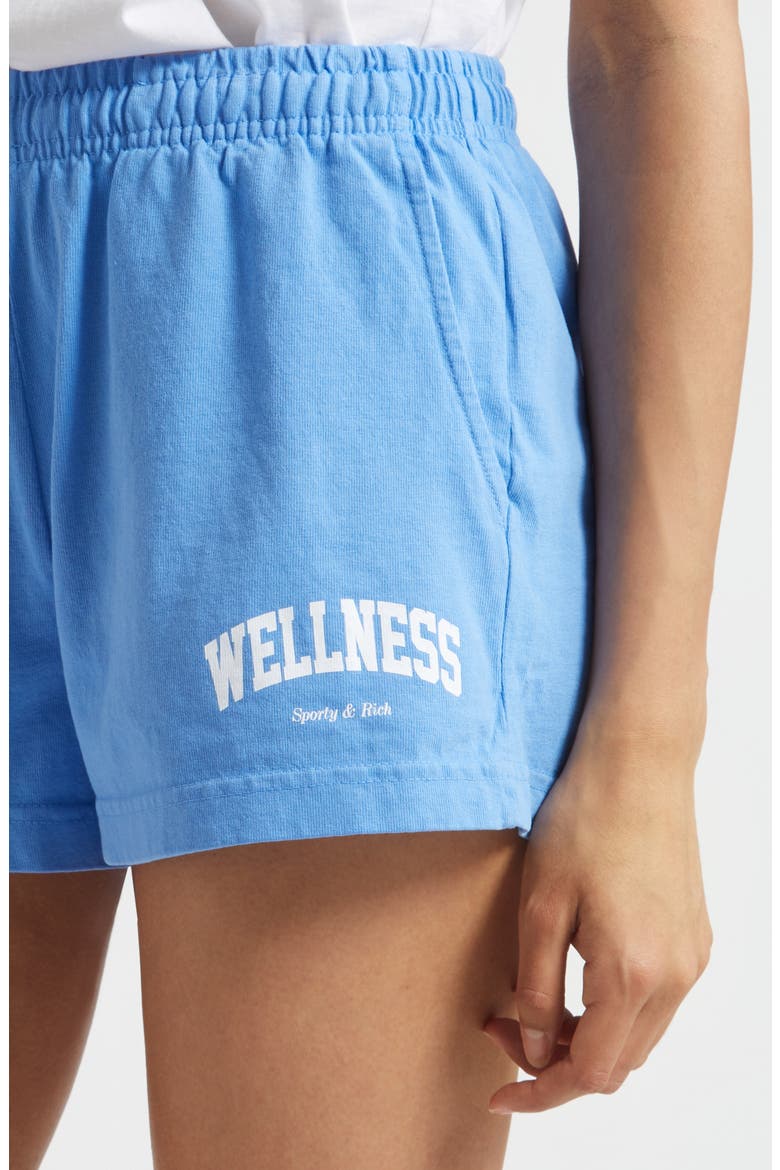 Wellness Ivy Disco Shorts, Alternate, color, FLAX BLUE
