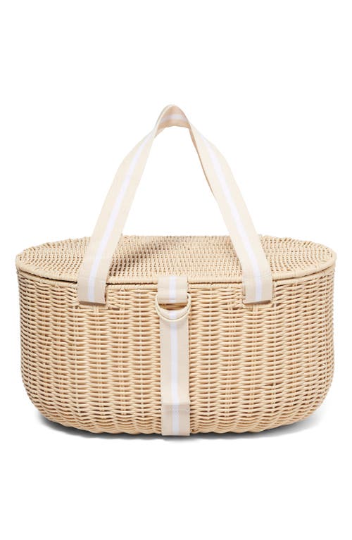 Sunnylife Large Picnic Basket In Le Weekend Natural