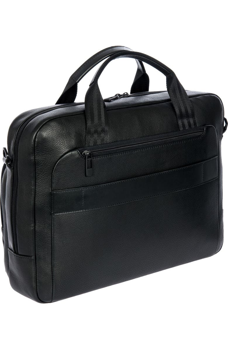Porsche Design by Bric's Roadster Leather EVO Briefcase, Alternate, color, Black
