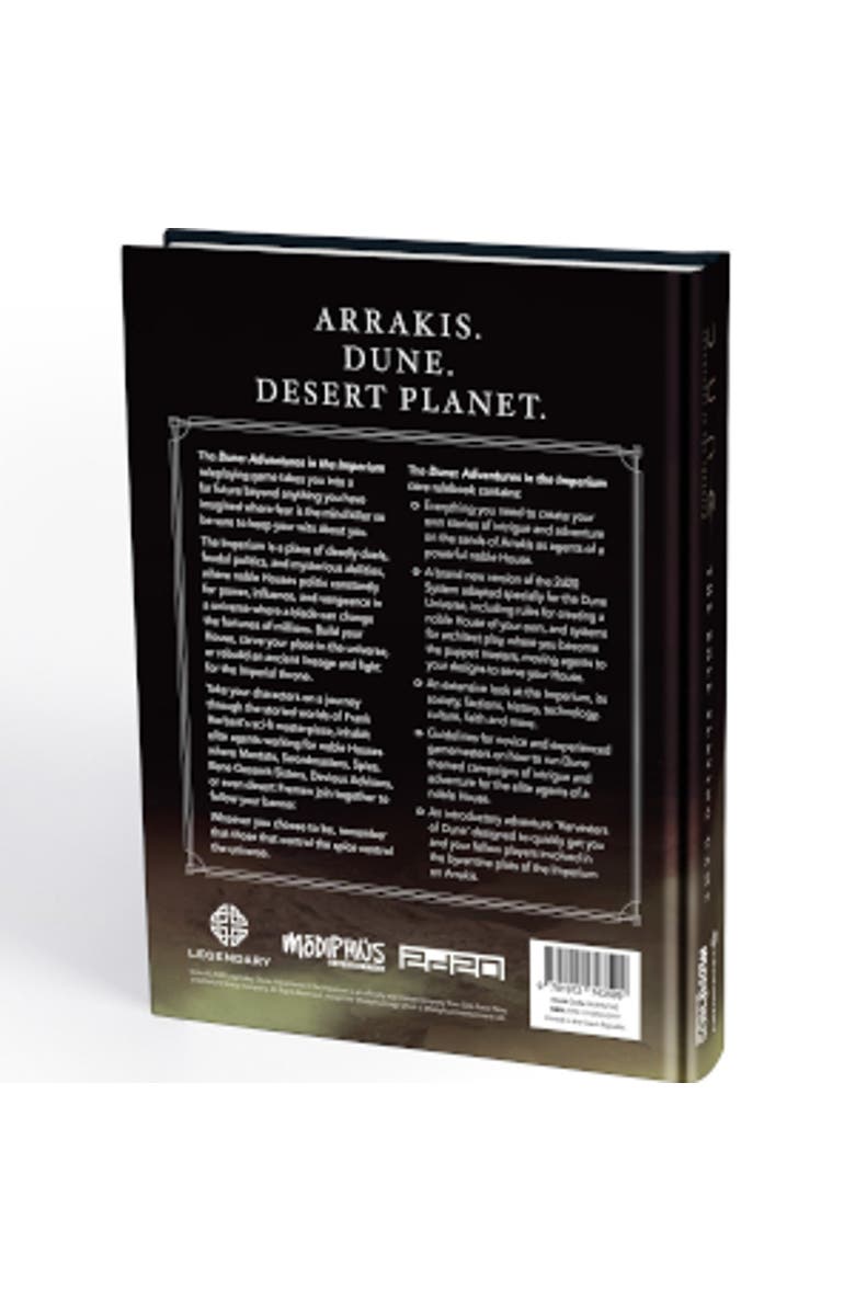 Modiphius Dune RPG Core Rulebook, Alternate, color, Multicolored