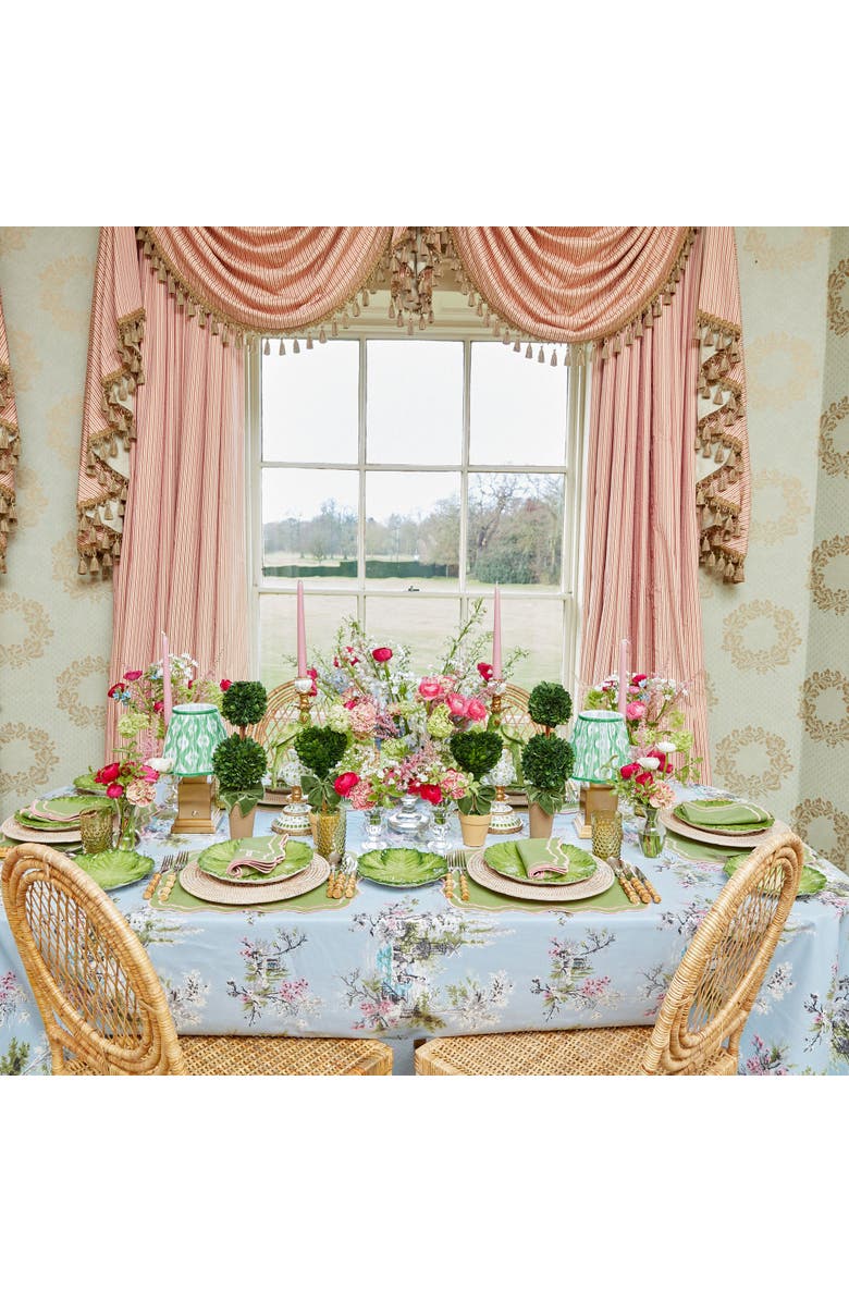 Mrs. Alice Ikat  Lampshade, Alternate, color, Green