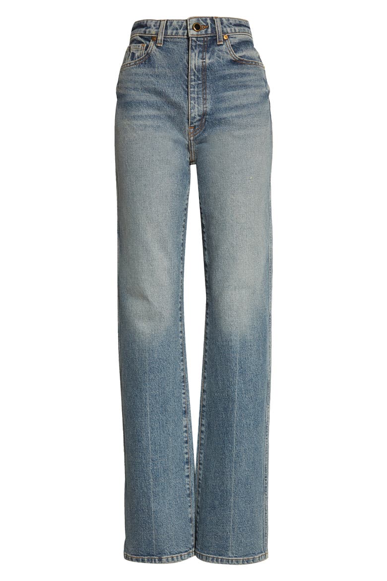 Daria High Waist Slim Straight Leg Jeans, Alternate, color, MONTGOMERY STRETCH
