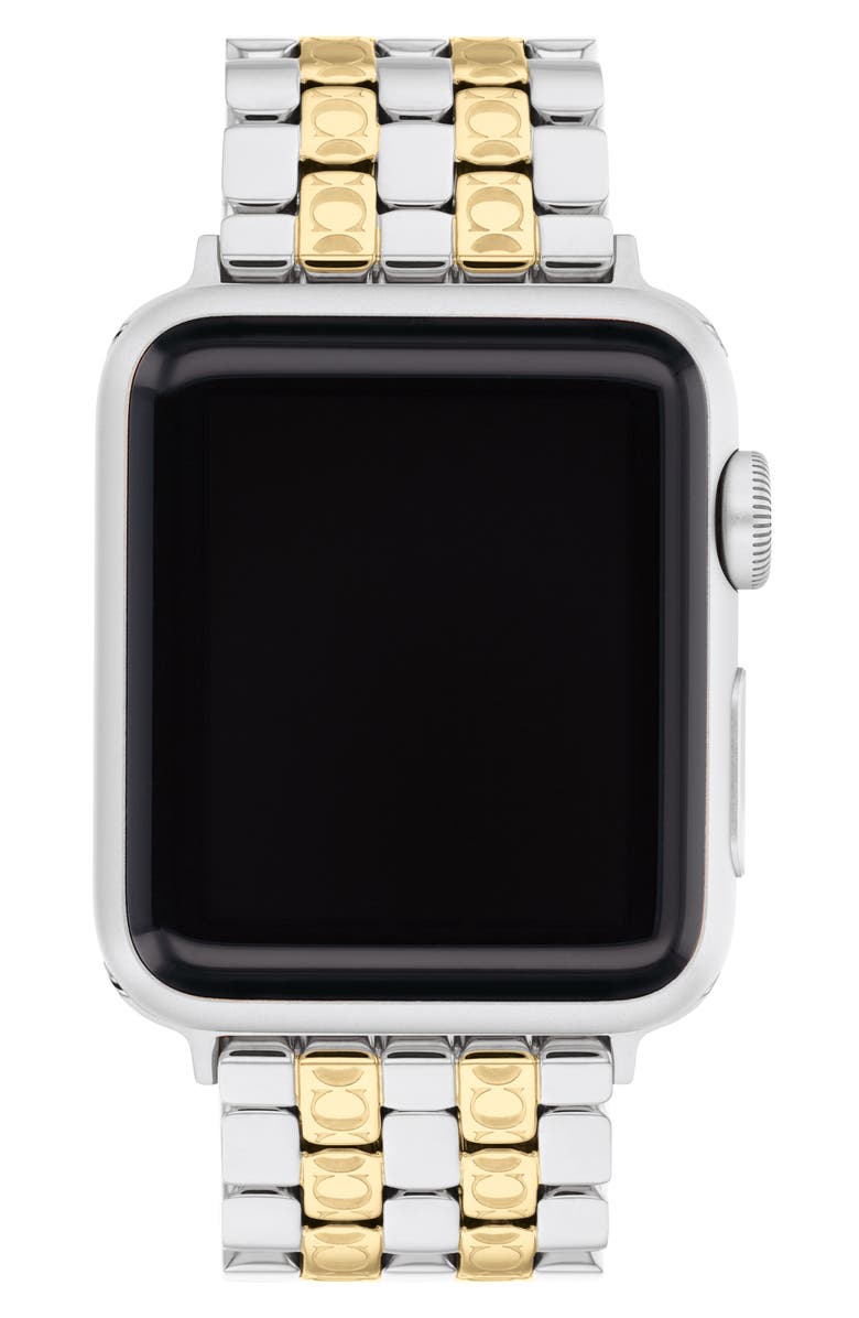 COACH Signature Bracelet Apple Watch<sup>®</sup> Watchband, Alternate, color, 