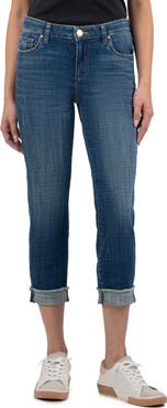 KUT from the Kloth Amy Crop Straight Leg Jeans