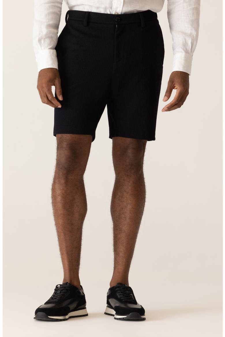 Oasis Hyperloop Honeycomb Bermuda Shorts, Main, color, BLACK