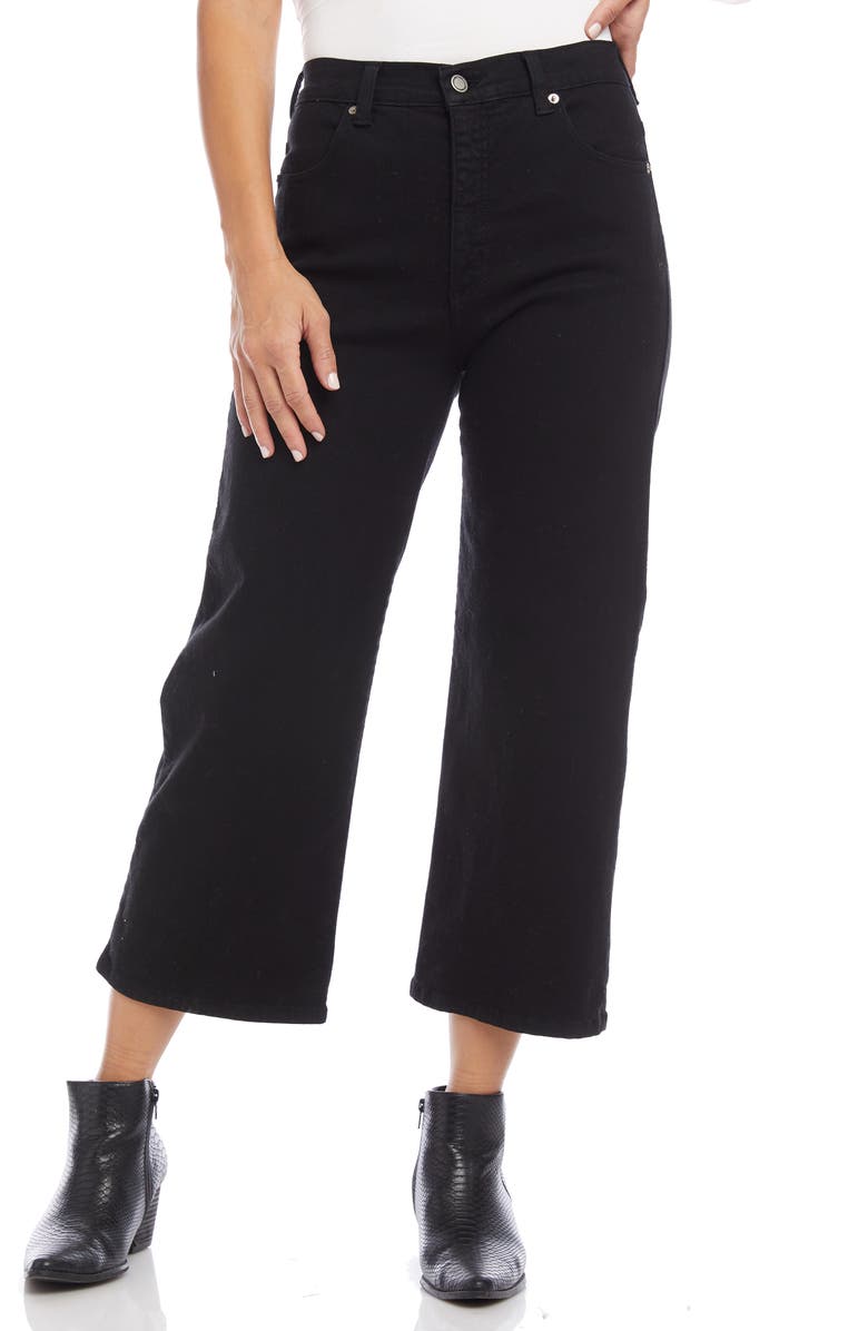 Karen Kane Brooklyn High Waist Crop Jeans, Alternate, color,