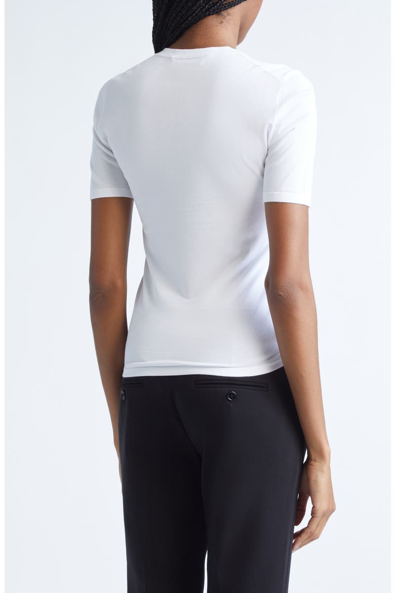 Knit T-Shirt, Alternate, color, OPTIC WHITE