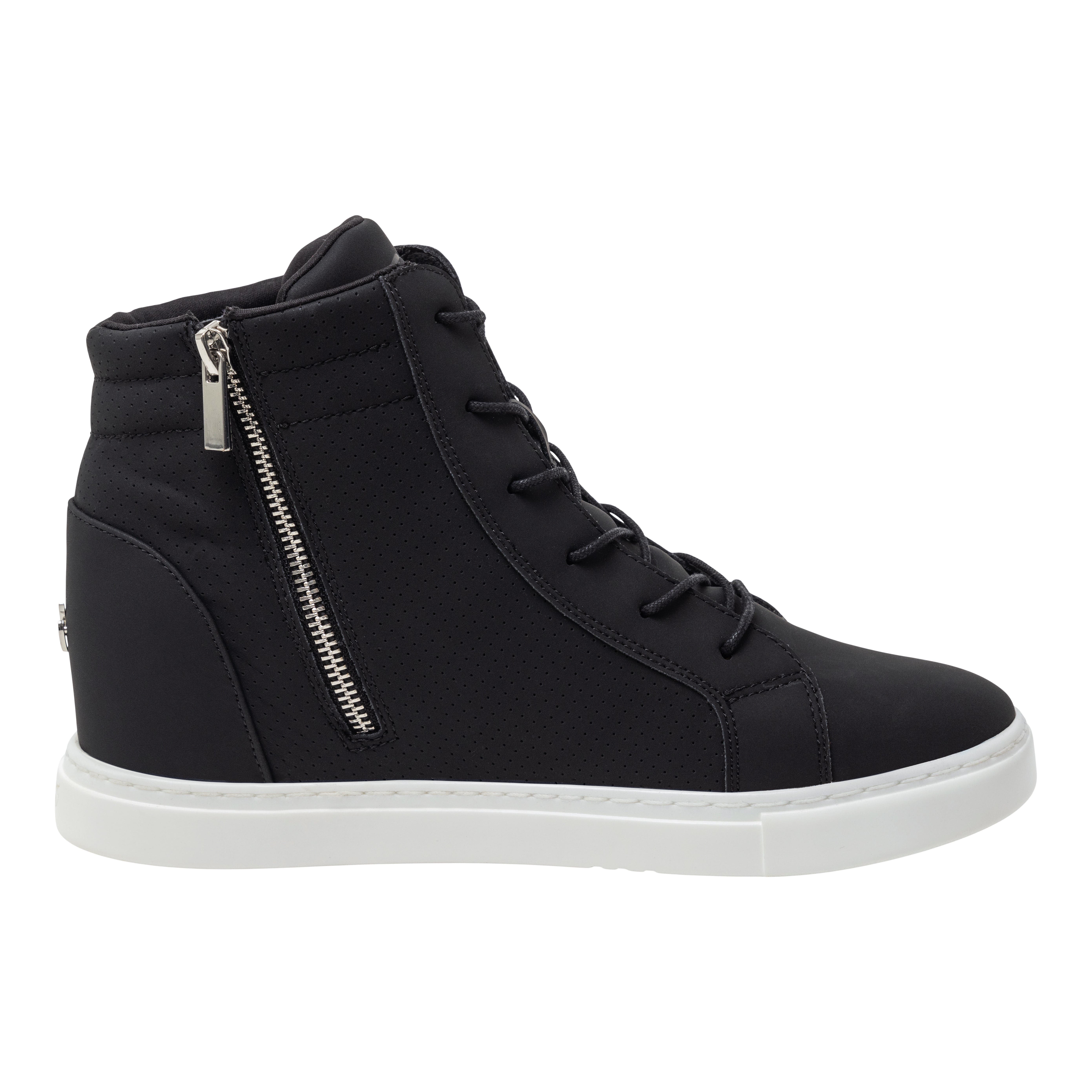 Fuego Women's Wedge Sneaker, Alternate, color, Black