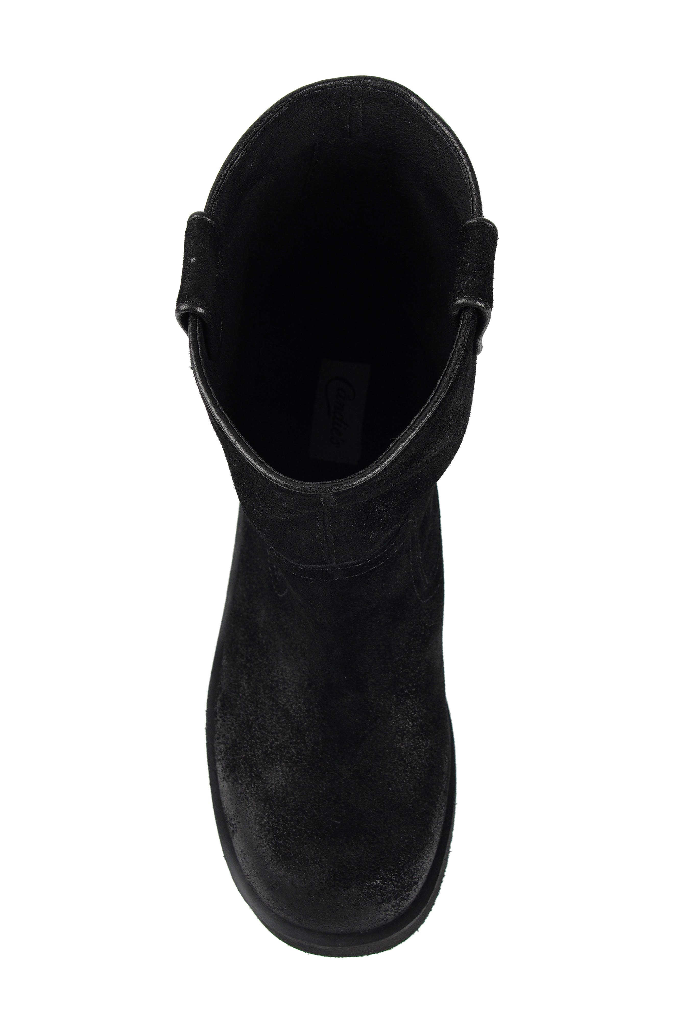 Candie's Ciarra Western Bootie, Alternate, color, Black
