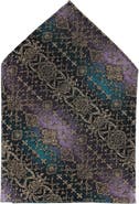 Trafalgar The Spellbound Brocade Novelty Silk 12x12 Pocket Square