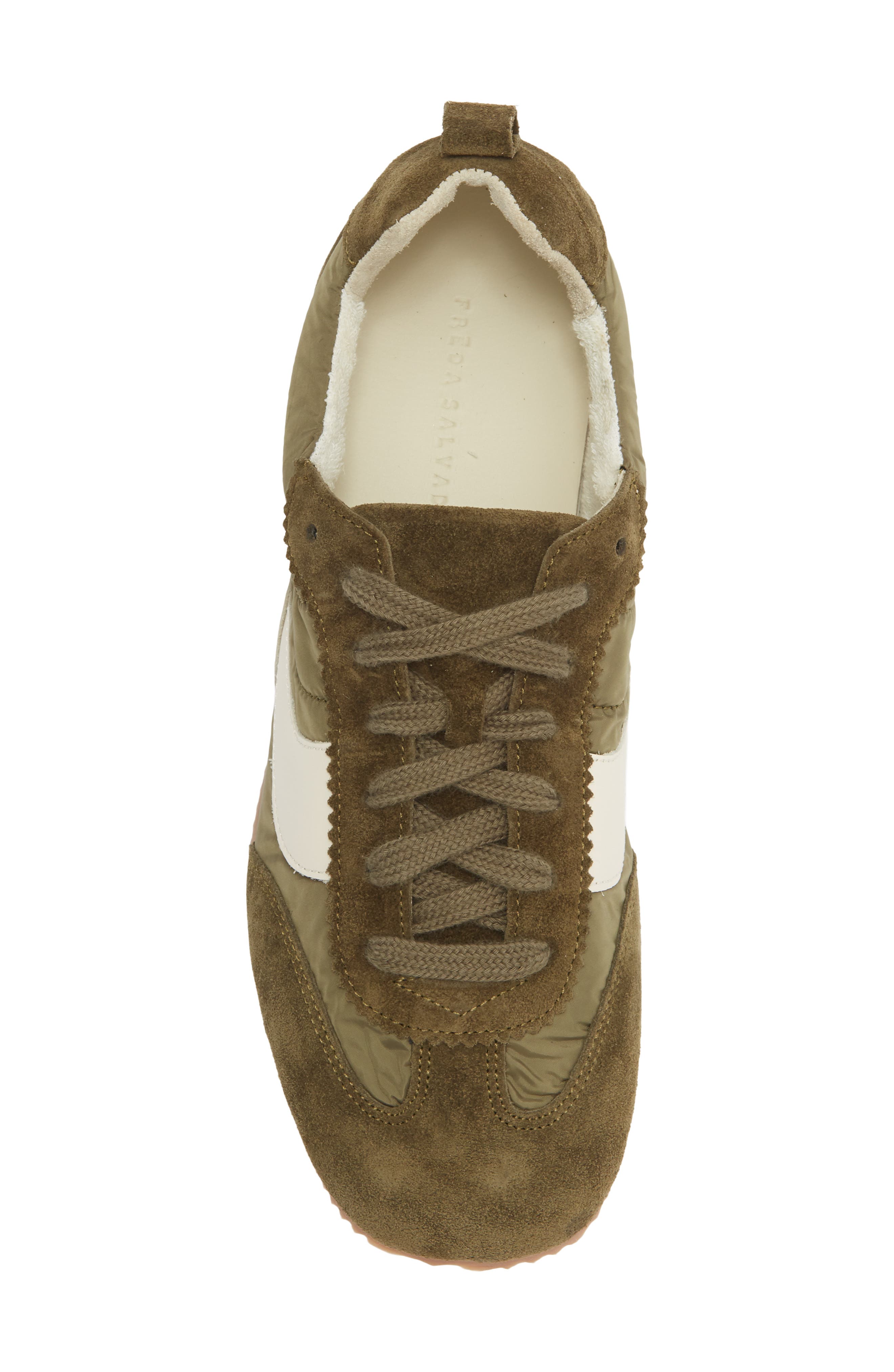 Inde Ballet Sneaker, Alternate, color, MOSS SUEDE COMBO