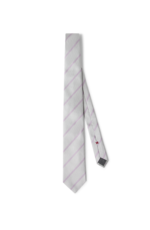 BRUNELLO CUCINELLI BRUNELLO CUCINELLI STRIPED SILK NECKTIE
