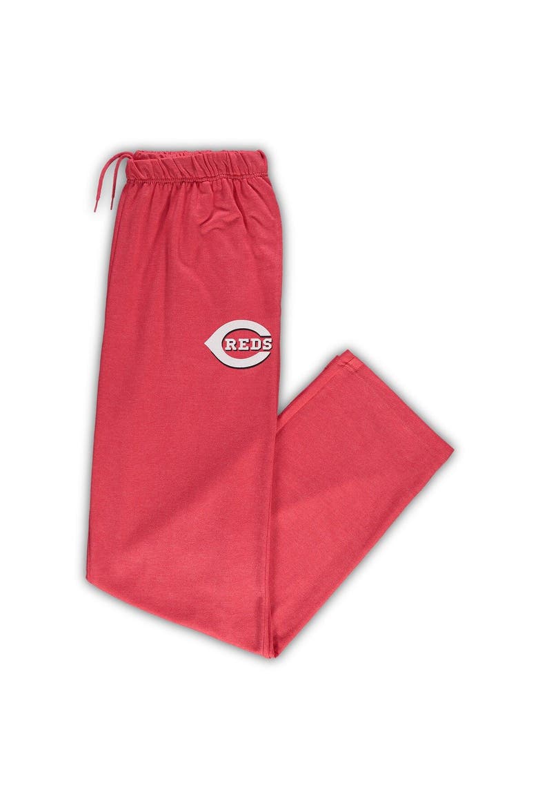 Men's Heathered Red Cincinnati Reds Big & Tall Pajama Pants, Main, color, Heather Red