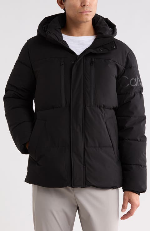 Stretch Logo Puffer Jacket