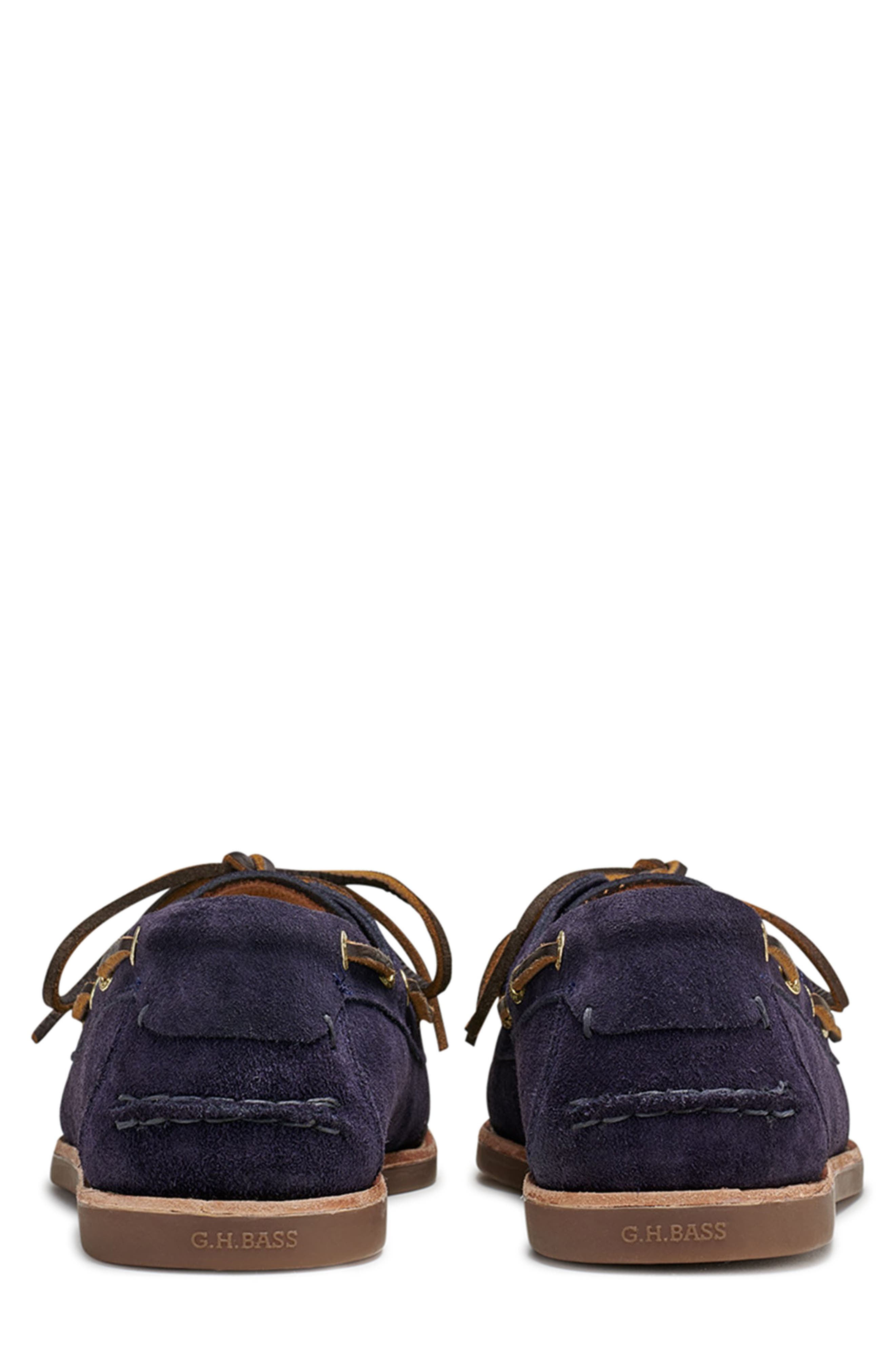 G.H.BASS Hampton Boat Shoe, Alternate, color, Navy
