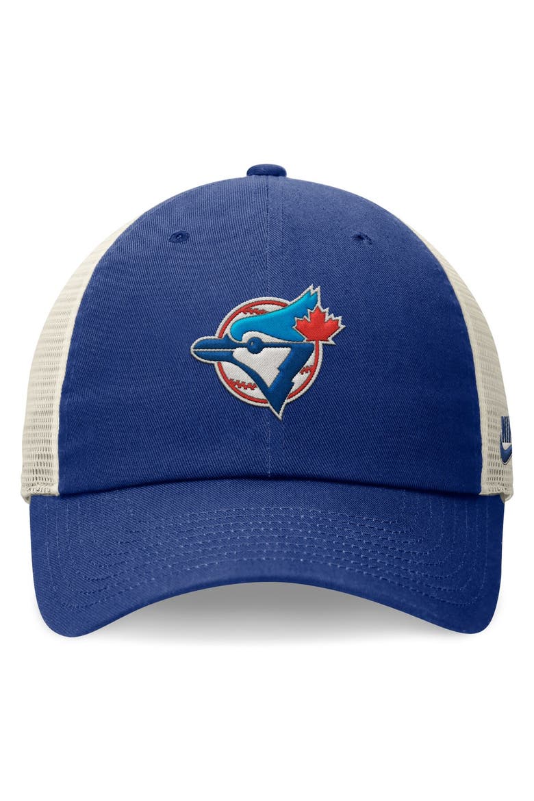 Men's Nike Royal Toronto Blue Jays Cooperstown Collection Rewind Club Trucker Adjustable Hat, Alternate, color, Royal