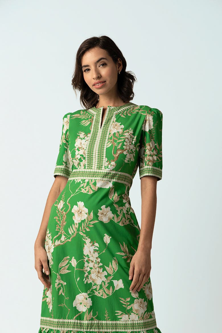 Darcie Green Dress, Alternate, color, Green