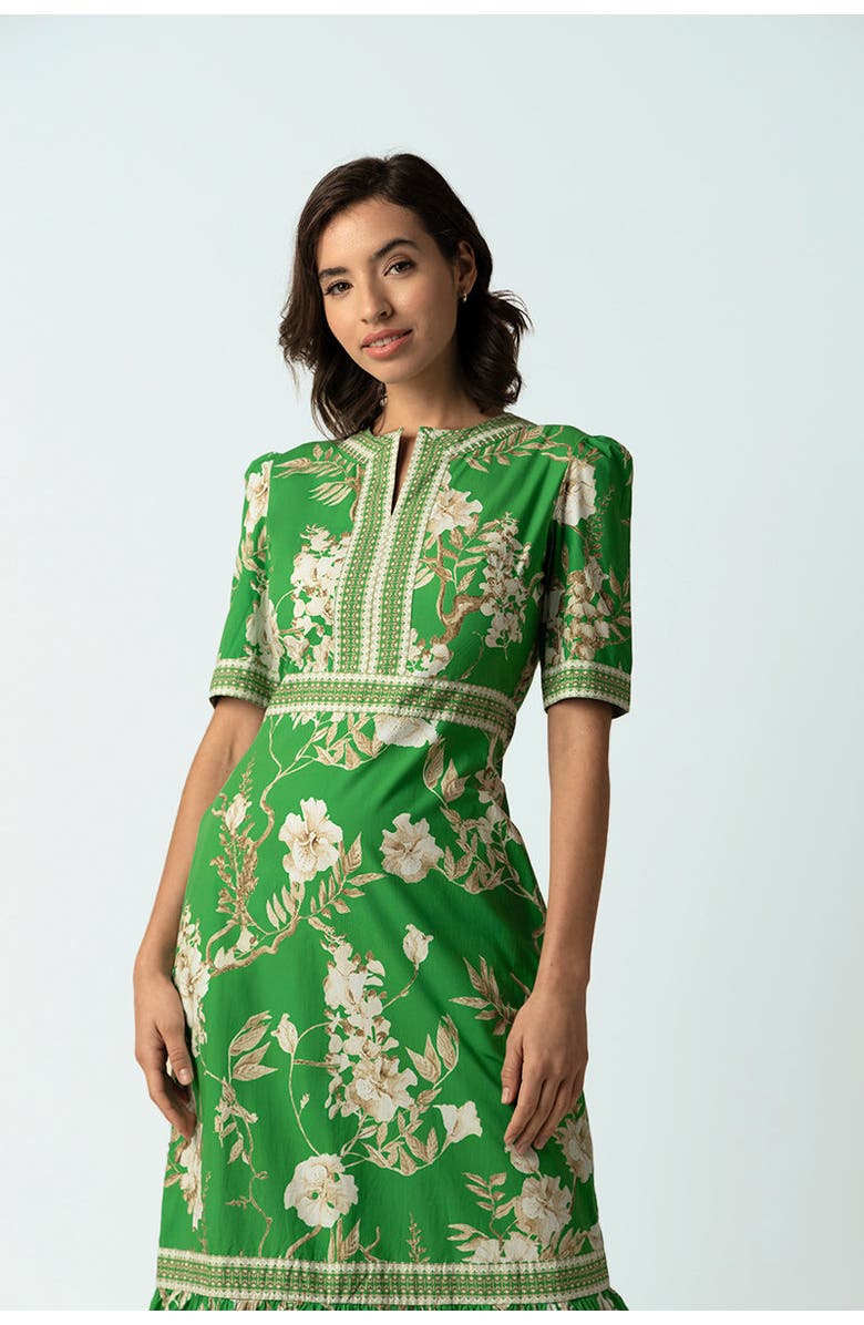 RAISHMA Darcie Green Dress, Alternate, color, Green