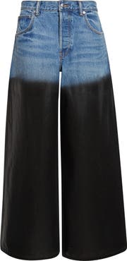 Alexander Wang Surge Low Rise Wide Leg Jeans