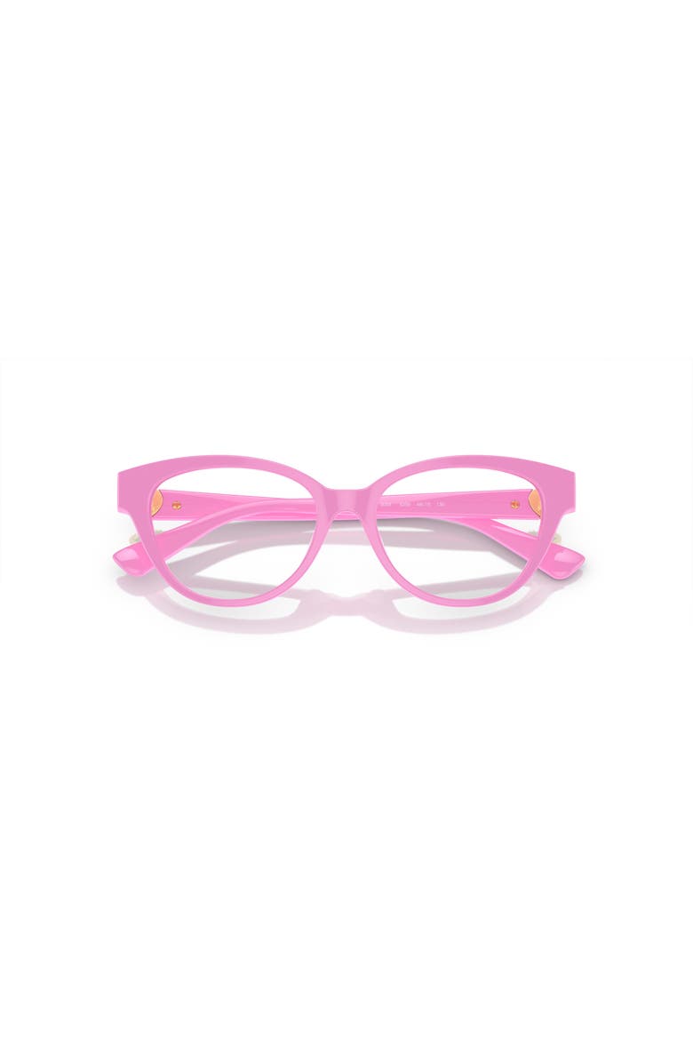 Versace 46mm Cat Eye optical glasses, Alternate, color, Pink