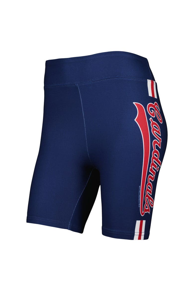 Women's Mitchell & Ness Navy St. Louis Cardinals Biker Shorts, Alternate, color, Navy