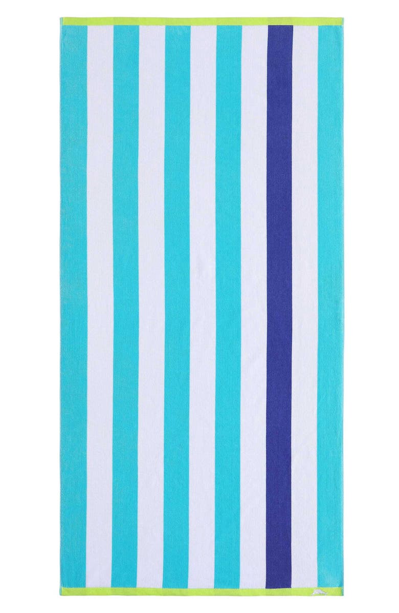 Tommy Bahama Beachside Blue Beach Towel, Alternate, color, Blue