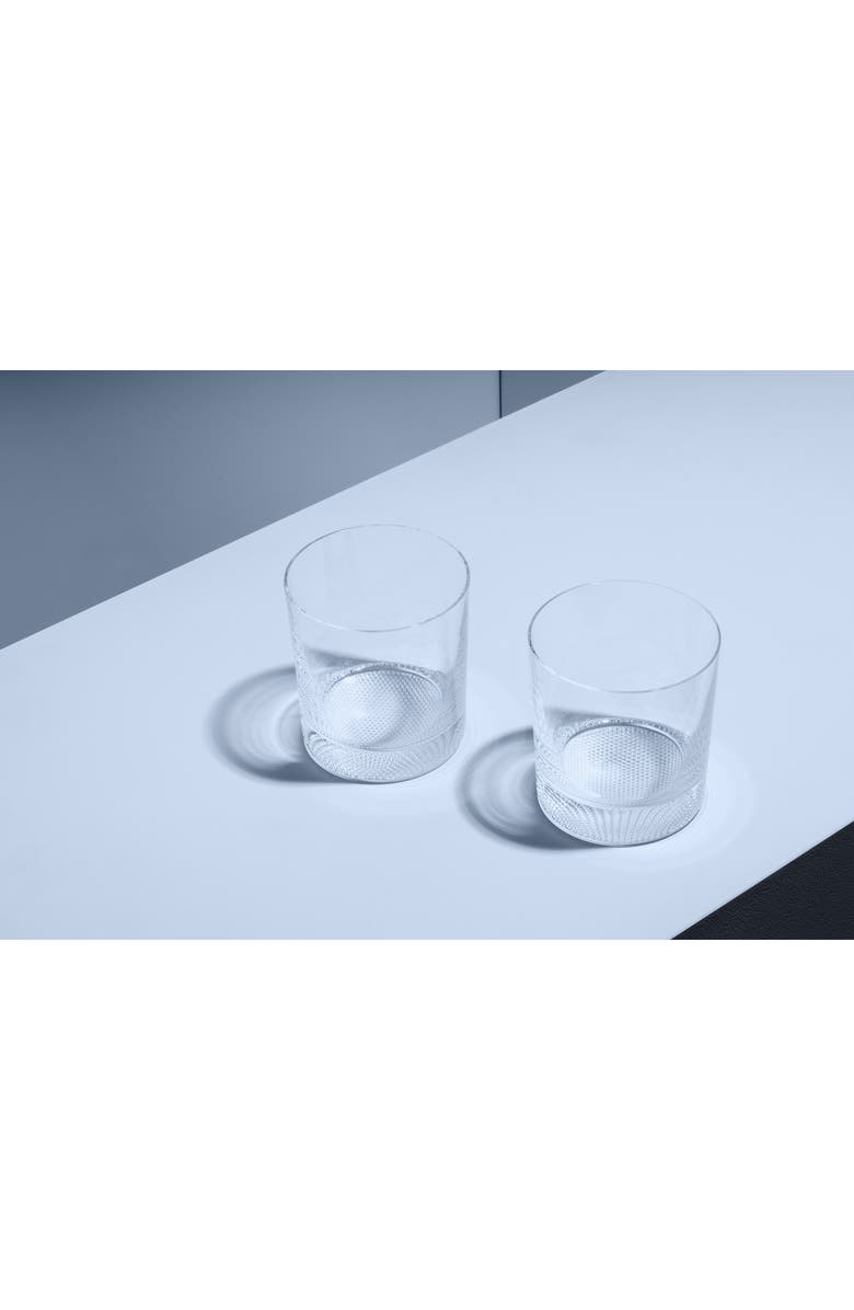 Kosta Boda Limelight Set of 2 Double Old Fashion Glasses, Alternate, color, Clear