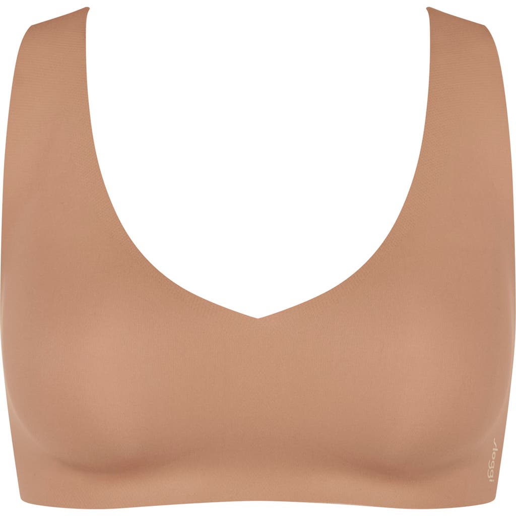 Triumph Zero Feel Wireless Bralette In Brown