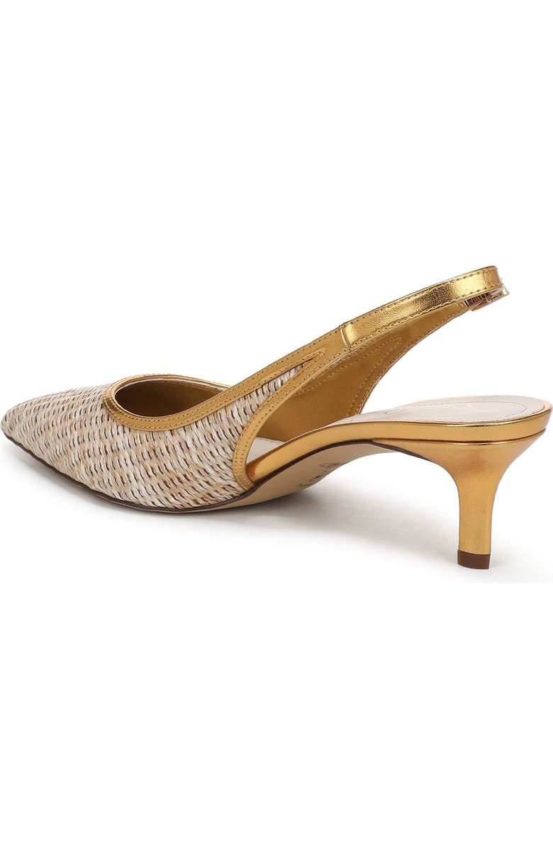 Franco Sarto Kate 3 Slingback Pointed Toe Pump, Alternate, color, Beige