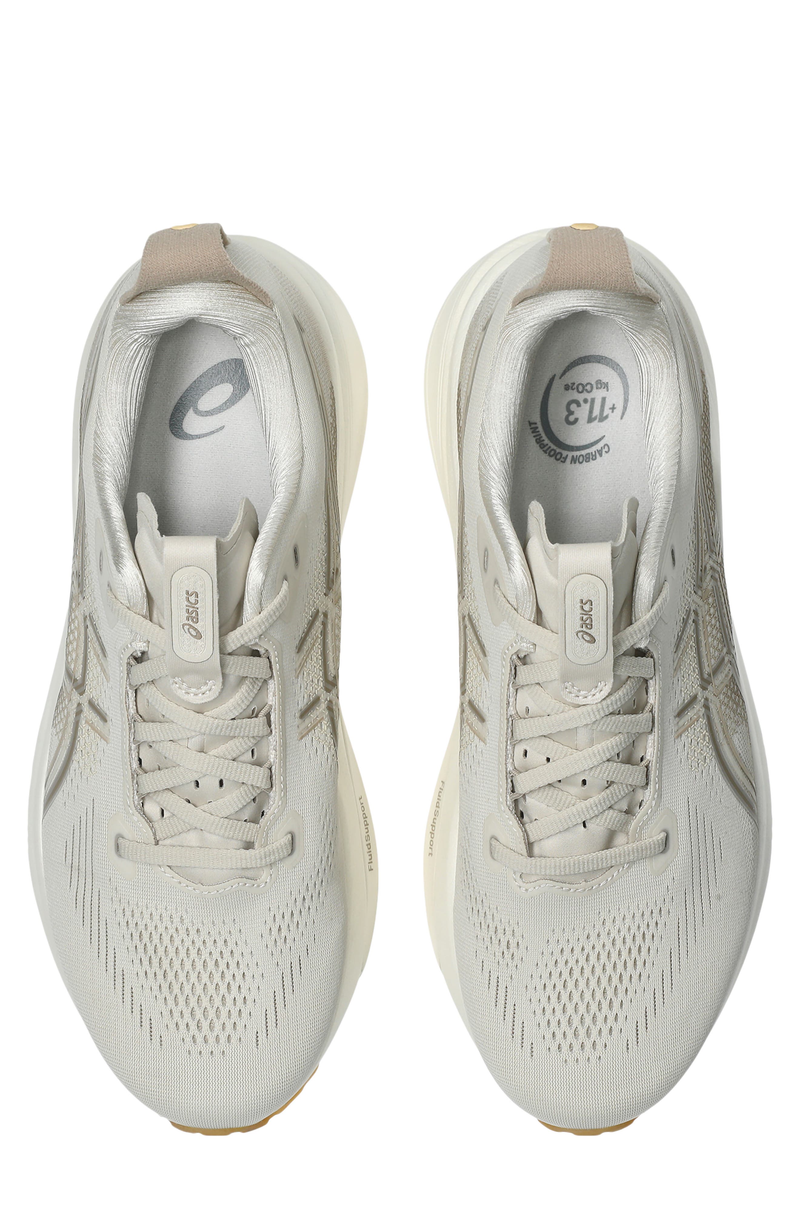 GEL-KAYANO® 33 Running Shoe, Alternate, color, OATMEAL/ CREAM
