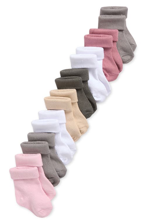 Capelli New York Assorted 8-pack Crew Socks In Animal Print