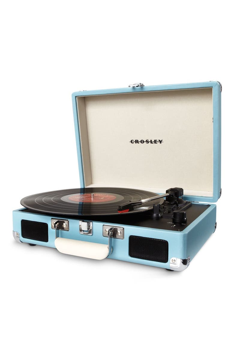 'Cruiser' Turntable, Alternate, color, TURQUOISE